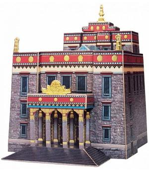 CLEVER PAPER 14413 - Puzzles 3D Templo Budista, San Petersburgo